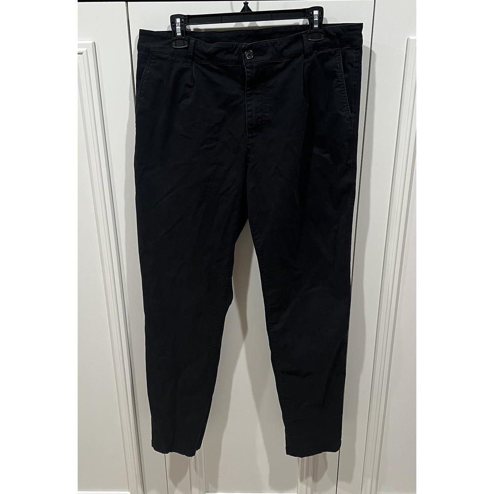 Youngla Black‎ Pants Size 36L Streetwear Cotton Basic Minimalist
